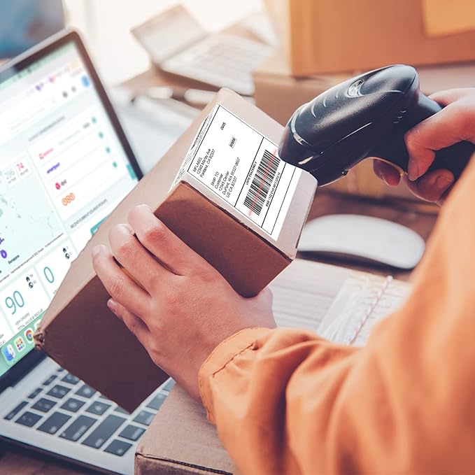 MFLABEL Half Sheet Label Laser/Ink Jet Shipping Label 8.5 x 11 Inches Packaging Labels, Address Labels for Laser & Inkjet Printers, 1600 Count(800 Sheets)