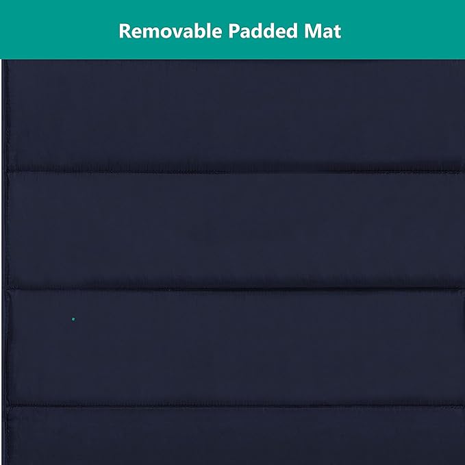 Dream On Me Zazzy Portable Playard with Bassinet in Navy, Packable and Easy Setup Baby Playard, Lightweight and Portable Playard for Baby with Mattress and Travel Bag