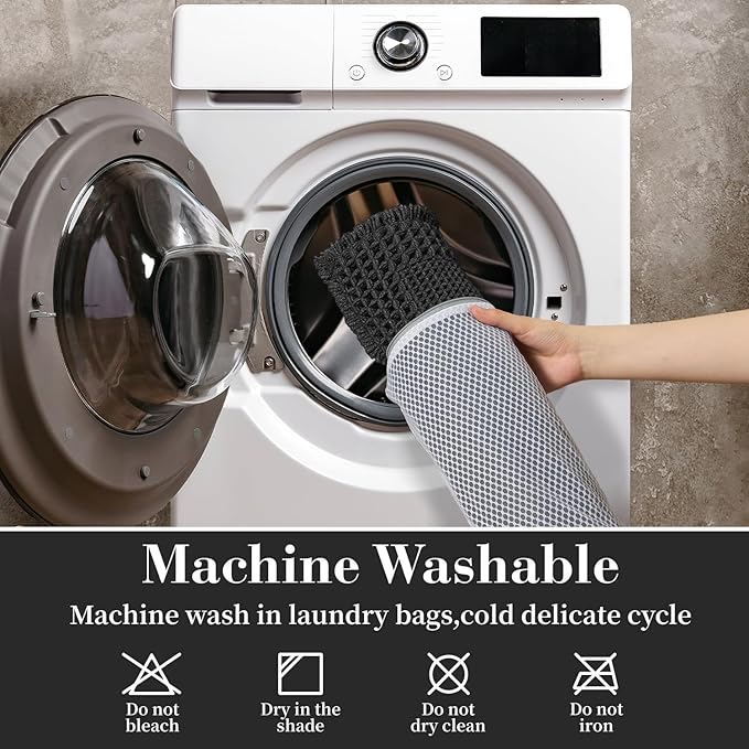 RESARE Waffle Bathroom Runner Rugs, Super Absorbent Bath Mat Non Slip Washable Quick Dry, Upgraded Ultra Soft Boho Bath Rugs with Tassels for Hallway Bedroom Laundry Room, 2'x4'(24"x48"), Black