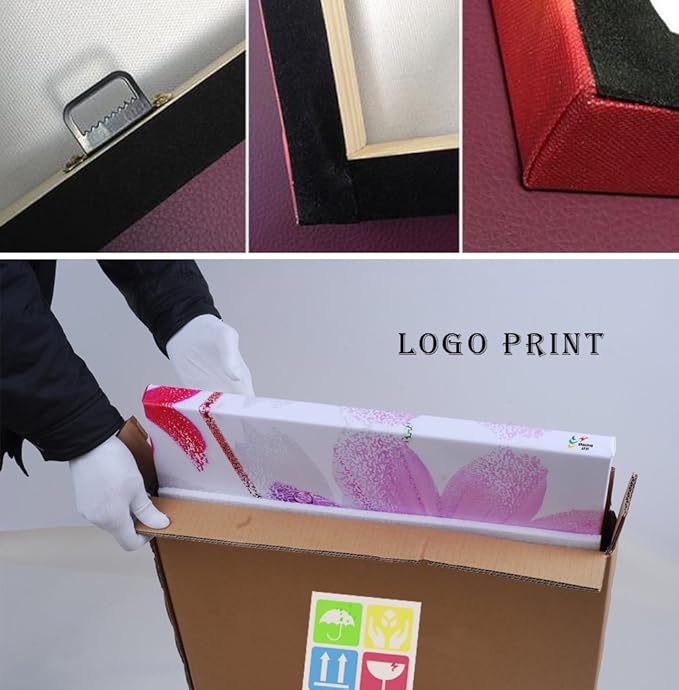 KREATIVE ARTS 20x40 Traditional Chinese Ink Painting Wall Art: Black and Blue Landscape Nature Prints of Mountain and Lake for Living Room, Asian Artwork