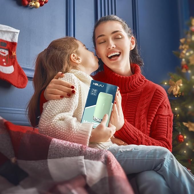 Portable Mini Humidifier, Small Cool Mist Humidifiers 350ml Quiet USB Personal Desktop Air Humidifier for Bedroom Home Plants Car Baby indoor Office with 2 Mist Modes & Auto Shut-off(Blue)