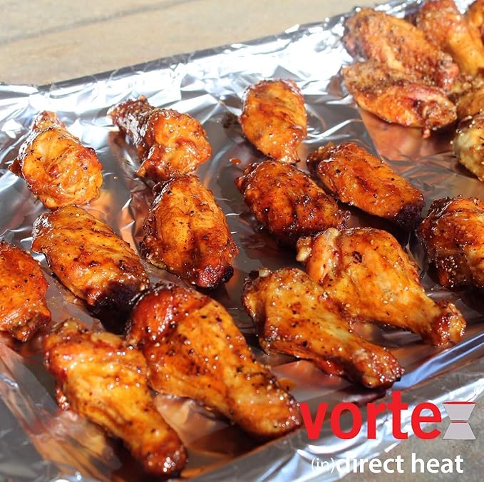 VORTEX (IN) DIRECT HEAT for Charcoal Grills, Medium Size - For Weber Kettle 22 26.75 WSM Smokey Mountain XL Kamado XL Big Green Egg