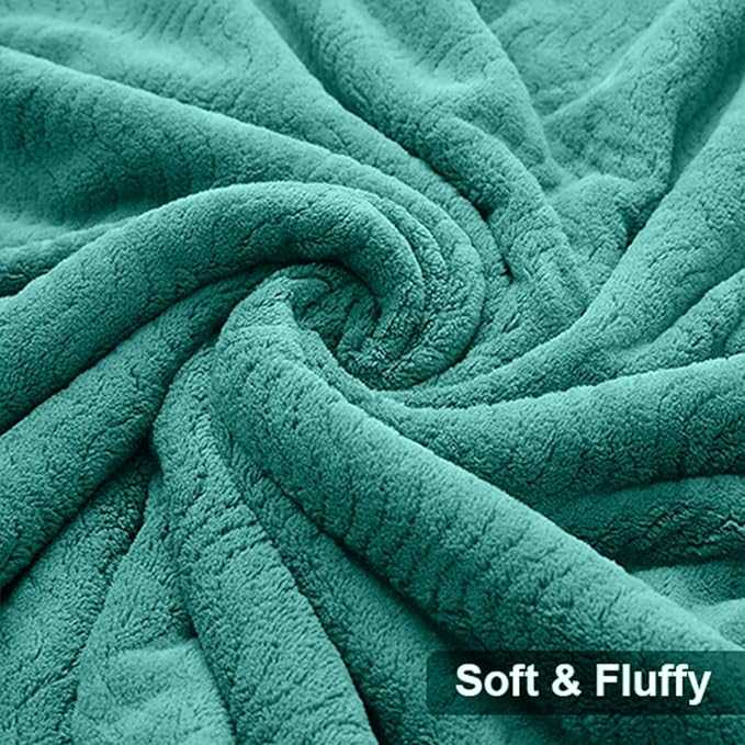 Ultra Soft Bath Towel Set of 4, Extra Large Textured Microfiber Luxury Towels 35x70 in, Quick Dry, Highly Absorbent, Fluffy, Oversized, for Bathroom Shower Pool Hotel Beach