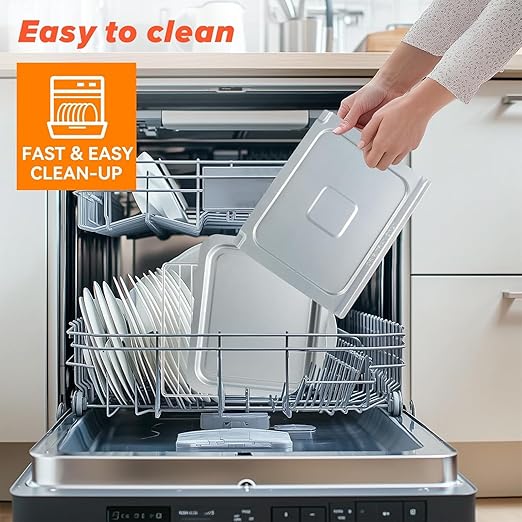 Secura 23 Quart FlashFry Smart Oven with 12 Pre-Setting, Countertop AirFryer Oven with 10-Hour Delay Timer, Save 40% Cooking Time