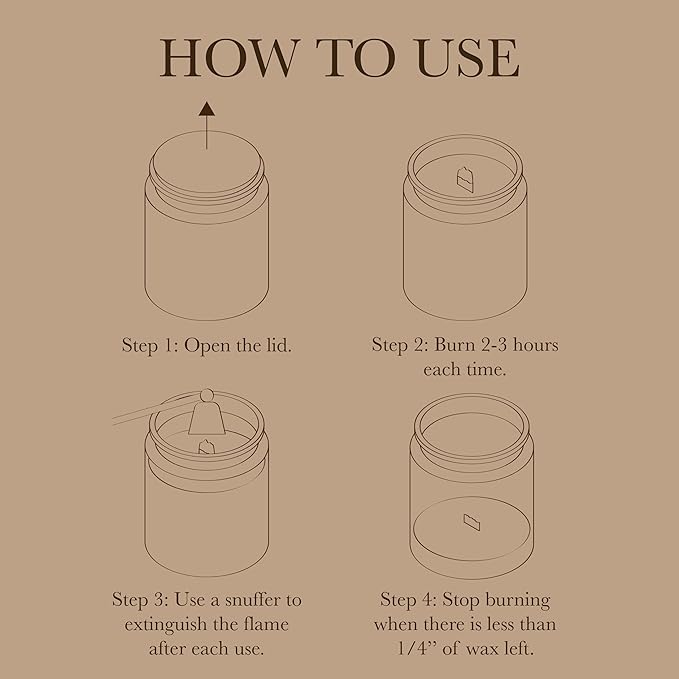 Scented Candle, 7.05 oz Apple & Cinnamon Aromatherapy Candle, Natural Soy Wax with Wooden Wick, Candles for Home Scented, Stress Relief Amber Jar Candle Gifts