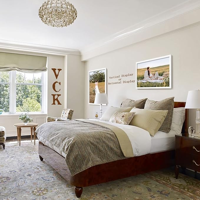 VCK 20x30 Poster Frame Set of 4 - White, Gallery-Quality Wood Picture Frames, 1.1-Inch Wide Border, Polished Plexiglass, Vertical or Horizontal Wall Display for Photo/Art/Prints, White