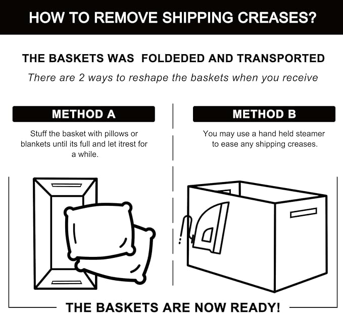 OIAHOMY Cotton Rope Basket, Rectangle Woven Baskets for Storage, Nursery Blanket Storage Living Room, Toy Basket With Handle-17.7”x13.8”x11”-Gradient Grey