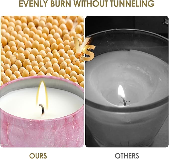 Scented Candles Gift Set,12 Pack Candles for Home Scented, 300 Hour Long Lasting Soy Wax Aromatherapy Candle Set, Birthday Gifts for Women with Gift Box, Christmas Gifts
