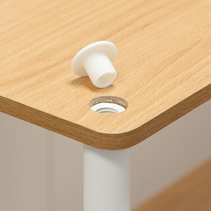 Furinno Turn-N-Tube Display Rack, 3-Tier Single, Beech