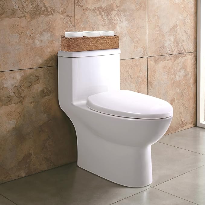 DOKOT Seagrass Toilet Tank Basket with 3 Section, Bathroom Toilet Paper Storage Baskets for Organizing (Natural)