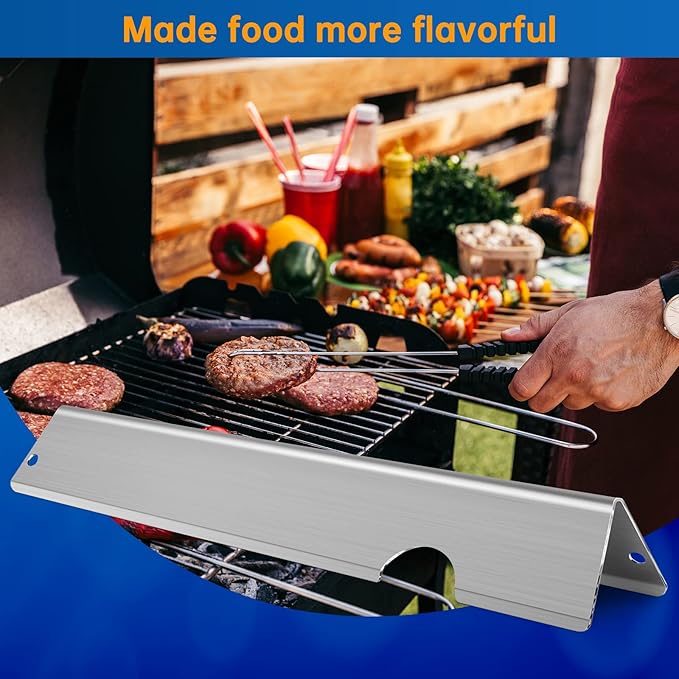 Stainless Steel Grill Flavorizer Bar BBQ Gas Grill Replacement Parts for Weber Genesis II 300 Series Genesis II E-310 E-315 E-330 E-335 S-310 S-335 Gas Grill