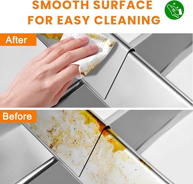 GGC 22.5" Flavorizer Bars for Weber 7536, 7537, Spirit 300 Series, E-310, E-320, S-310, S-320 Grills with Side-Controls, Spirit 700, Genesis Silver B/C, Gold B/C, Weber 900(5-Pack)(22.5"x2.3"x2.3")