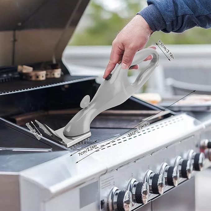 Grill Brush, Portable Steam Grill Brush, Grill Cleaner for Outdoor Grill, Stainless Steel Grill Cleaner Brush, Deep Cleansing Grill Bots for Cleaning Grill and Outdoor Bbqs