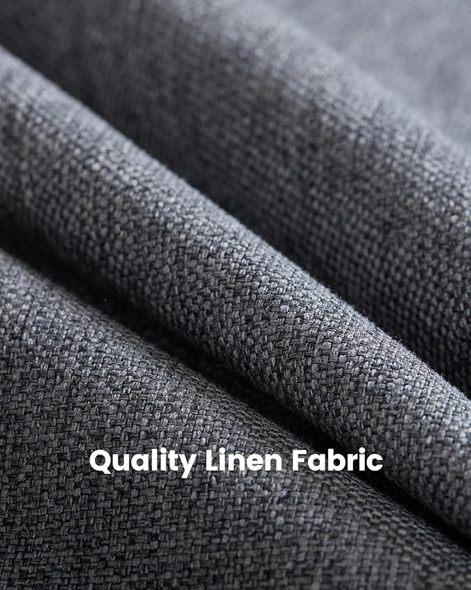 Pipishell Queen Size Bed Frame Upholstered Platform Full Size Bed Frame with Adjustable Headboard,1300 lbs Strong Weight Capacity, Fully Upholstered Mattress Foundation,No Box Spring Needed, Dark Grey