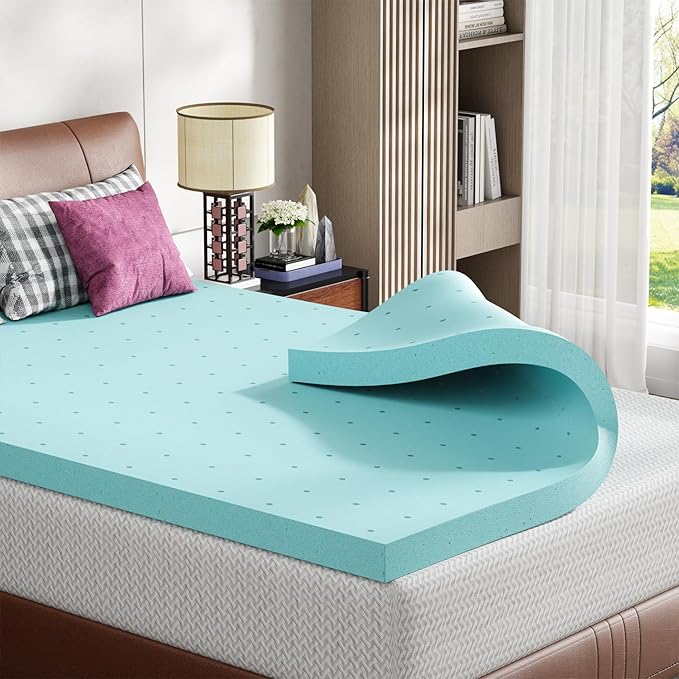 PayLessHere 6 inch Full Mattress Gel Memory Foam Mattress for Cool Sleep + 3 Inch Gel Memory Foam Topper Set,CertiPUR-US Certified (Full)