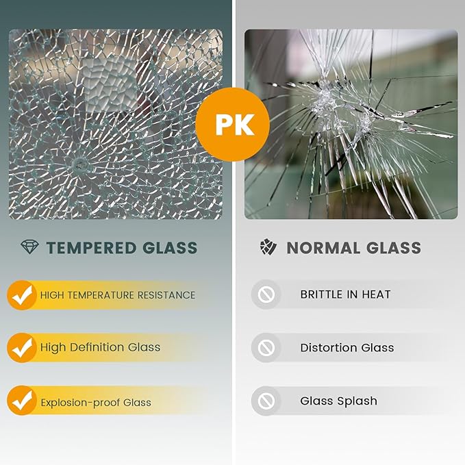 Magnetic Glass Black Board 48"x36" Glass Dry Erase Blackboard Tempered Glass Whiteboard Wall Mounted for Office School Home (Black)