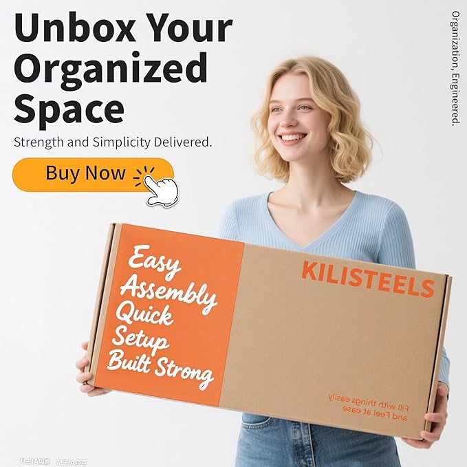 72" H Garage Shelving 5 Tier Shelving Unit, 3500Lbs Adjustable Metal Garage Storage Shelves Heavy Duty for Basement, Warehouse, Kitchen, Pantry (72'H X 35''W X 16''D)