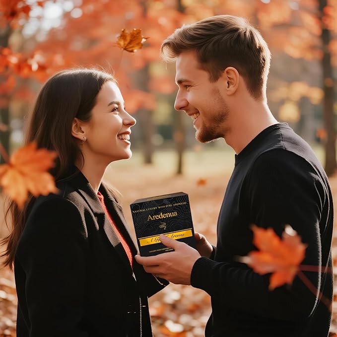 Fall Candle - Amber Pumpkin Candle | Autumn Scented Candles for Home, 7oz Pumpkin Soy Candles for Home Scented, 50 Hours Burn Time, Harvest Holiday/Halloween/Thanksgiving Fall Gifts for Women Men