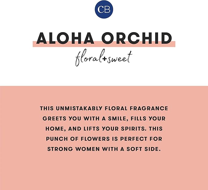 Capri Blue Aloha Orchid Scented Candles for Home - Mercury Iridescent Inverted Jar Candles - Housewarming Gifts for Women & Men - Long Burning Soy Wax Blend - Capri Blue Aloha Orchid (10 oz)