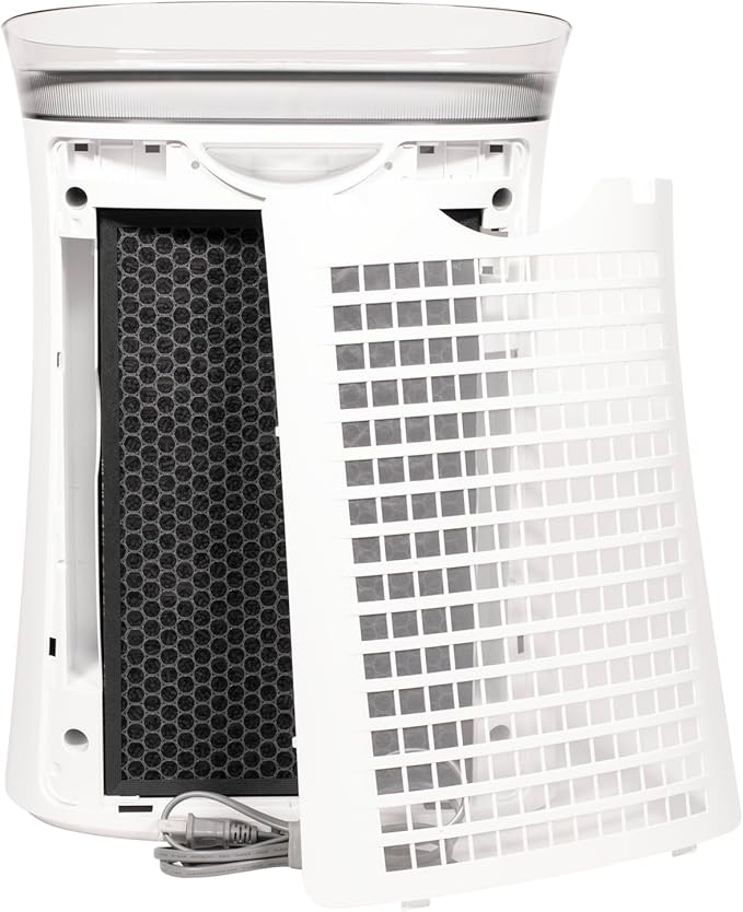 SHARP Air Purifier with Plasmacluster Ion Technology and Triple Filtration, including True HEPA Filter. Covers up to 1,253 sq ft for Medium Rooms, such as Office, for Dust, Smoke, and Pollen. FPK50UW