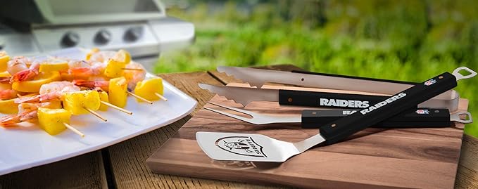 YouTheFan NFL Spirit Series 3-Piece BBQ Set