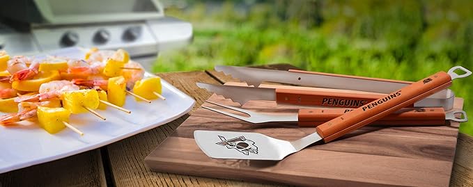 YouTheFan NHL Pittsburgh Penguins Classic Series 3-Piece BBQ Set