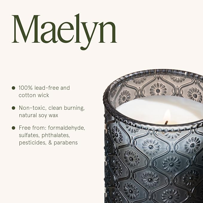 LA JOLIE MUSE Berry Candle, Hey Baies Fruit Scented Candle Gifts, Natural Soy Candles, Spring Summer Candles for Home Scented, 6 oz 40 Hours Burn