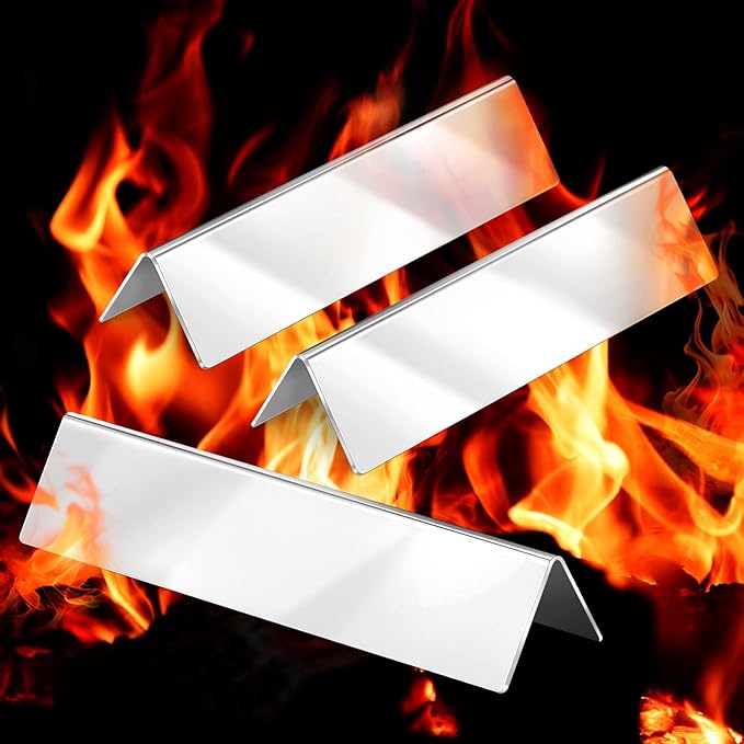 15.3 inch Flavorizer Bars for Weber Spirit Grill Parts 200 Series Weber Spirit 2 Grill Parts E220 E230 S220 S230, Spirit 210 Grill Parts E210 S210 for Weber Grill Parts 7635 67045, 3 Pcs
