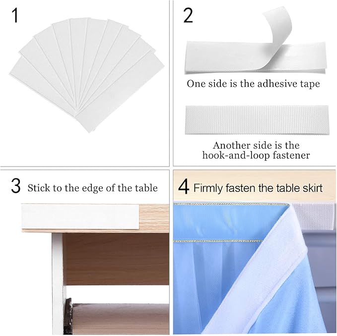 Baby Blue Table Skirt for Baby Shower Boy 6ft Light Blue Tulle Tutu Table Cloth for Elephant Birthday Party Ocean Baby Shark Gender Reveal Wedding Bridal Shower Cake Table Decorations