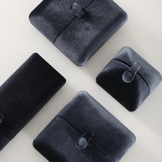 Velvet Bracelet Box,Ceremony Gift Boxes for Jewelry Display,Bracelets Holder for Women,Men Valentine Gifts Case (Grey)