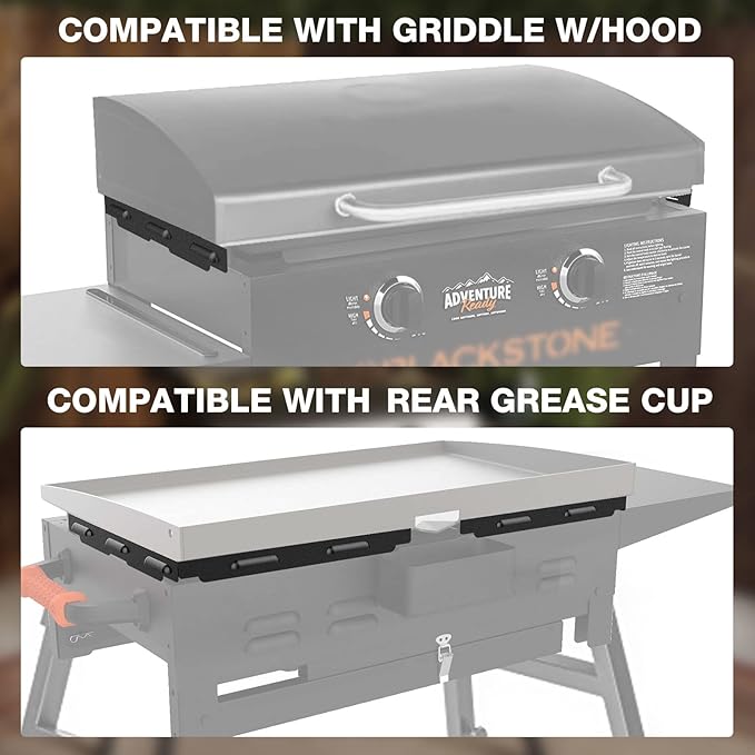 Wind Guards for Blackstone 28" Griddle, MeWeBlue Blackstone Accessories Fit for Grill, MeWeBlue 5016 Magnetic Stainless Steel Wind Screens Protect Flame Hold Heat, Compatible with Hood