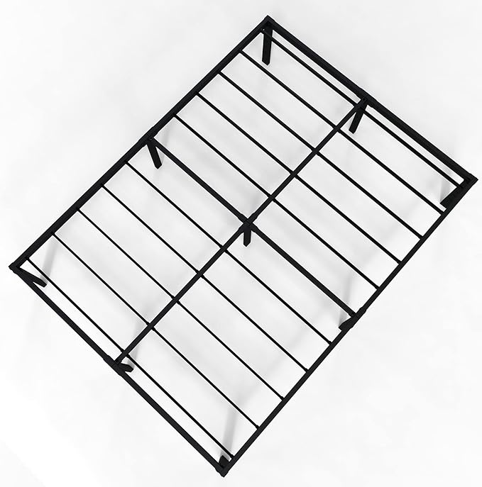 18 Inch California King Bed Frames Heavy Duty Metal Platform No Box Spring Needed, Maximum Storage, Easy to Assembly, Noise Free, Black