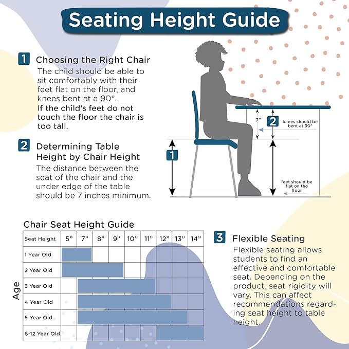 Children’s Factory MyPosture Plus 10" Chair, Black with Chrome Legs, 2 Pack, Stackable Ergonomic Seating Solution for Classrooms and Homeschools