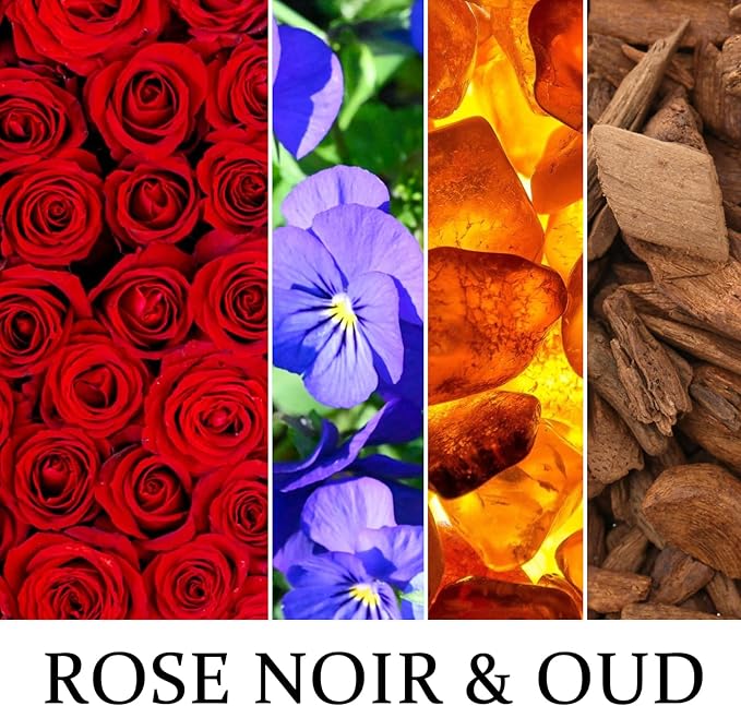 Rose Scented Candles for Women, Birthday Candles for Her Stress Relifef Aromatherapy Spa Candle Soy Wax Long Lasting Bath Relaxing Candles, Halloween Chirtmas Birthday New Job Gifts for Women Mother