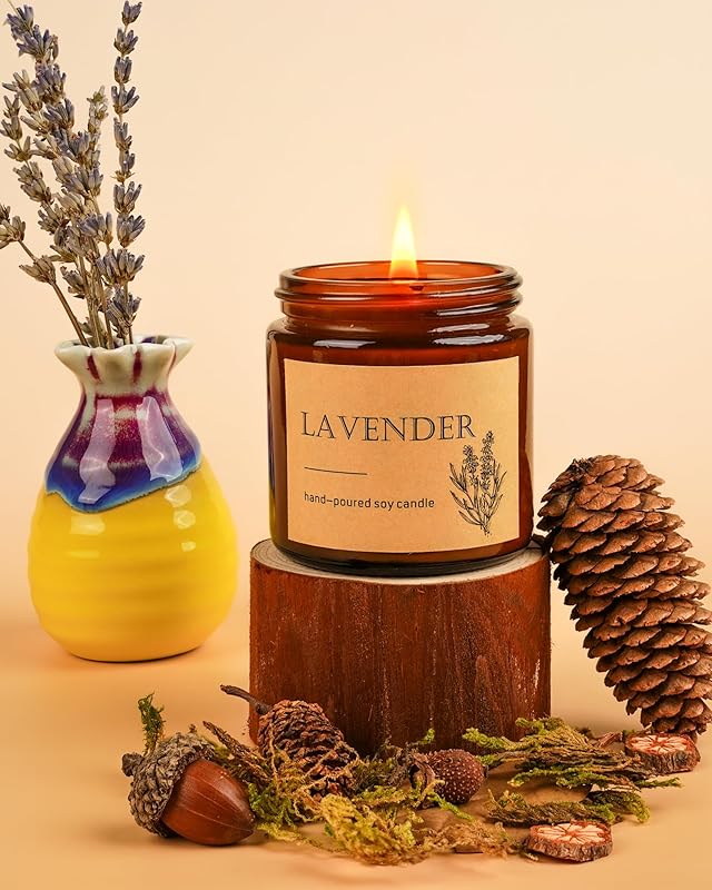 4 Count Winter Fall Candle Set, Home Scented Candles, Stress Reducing Candle Gift Set, Holiday Celebration for Ladies, Birthday, Valentine's Day, Christmas, 4 oz.