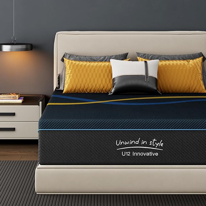 10 Inch Twin Memory Foam Mattress, Cooling Gel Infused, Pressure Relief, CertiPUR-US Certified Foam, Mattress in a Box