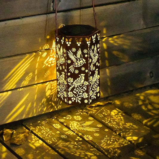 Styleonme Cardinal Lover Solar Light, Mother's Day Lantern Gift for Mom Grandma Women Sister, Hanging Image Cardinals Lanterns, Yard Corridor Garden Decor, Thanksgiving Day, Birthday Gifts