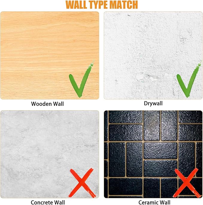 Jetec Plaster Picture Hangers Hooks Picture Gold Hanging Kit with Nails for Plaster Wall Wooden Wall Drywall Mounting(50 Pieces,20 lbs)