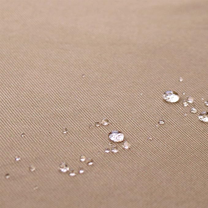 ULTCOVER Square Patio Heavy Duty Table Cover - 600D Tough Canvas Waterproof Outdoor Dining Table and Chairs General Purpose Furniture Cover Size 54 inch