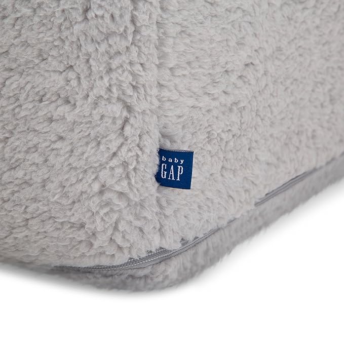 GAP babyGap Sherpa Bear Chair - Greenguard Gold Certified, Grey