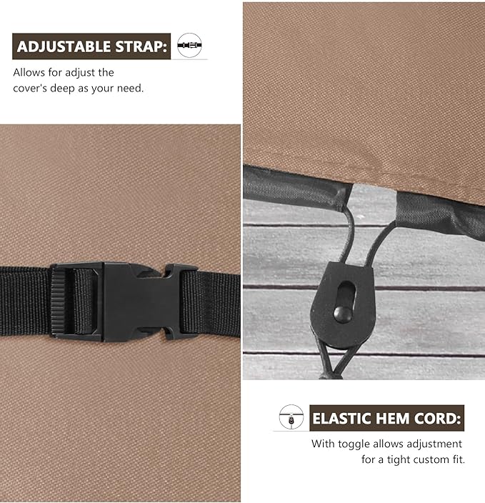 ULTCOVER Waterproof Grill Cover 32 inch, Heavy Duty BBQ Cover for 2 Burners Outdoor Gas Barbecue Grill