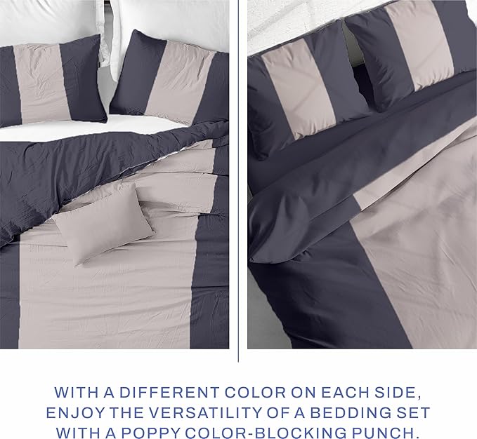 Kotton Culture 120"x120" 3 Pc Super King Plus/Super Oversize King Duvet Cover Set 100% Egyptian Cotton -600 TC Comforter Cover Zipper Closure & Corner Ties -Fits Only Extra Large Inserts -Dashing Grey