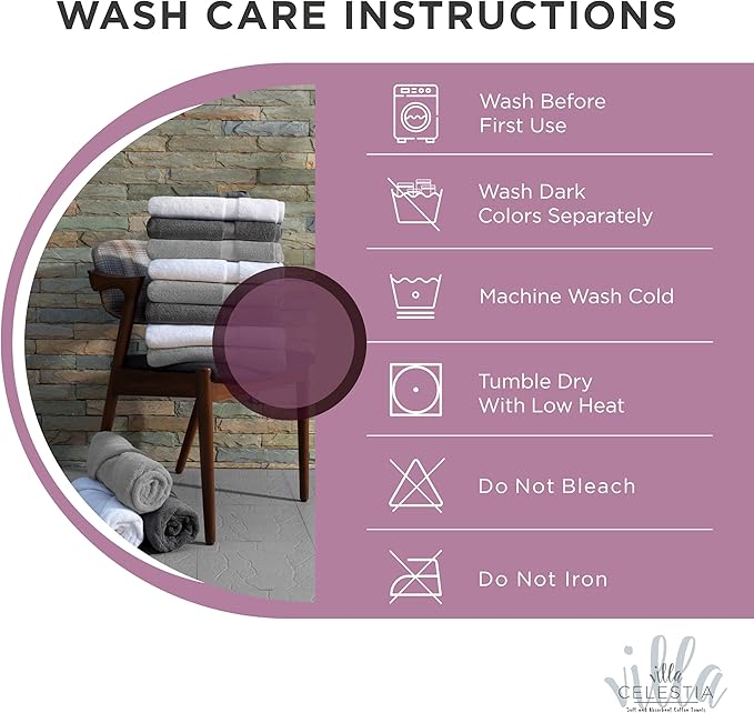 100% Cotton Wash Cloth for face & Body Set of 6, (12 x 12 inches) Sustainable, Soft, Highly Absorbent, Combed Cotton Wash Cloths Pack of 6 for Hotels, Spa, Bathroom, Dorm, Burgandy