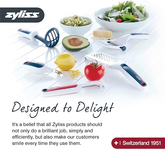 Zyliss 3 Piece Mini Santoku Knife Set with Sheath Covers, Stainless Steel/Pur...