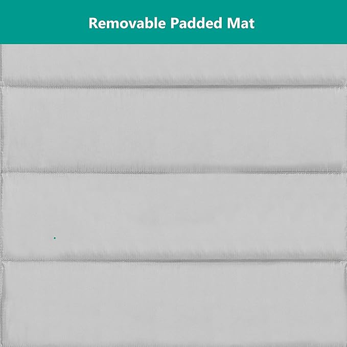 Dream On Me Zazzy Portable Playard with Bassinet in Grey, Packable and Easy Setup Baby Playard, Lightweight and Portable Playard for Baby with Mattress and Travel Bag