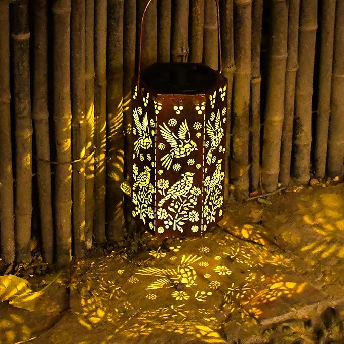 Styleonme Cardinal Lover Solar Light, Mother's Day Lantern Gift for Mom Grandma Women Sister, Hanging Image Cardinals Lanterns, Yard Corridor Garden Decor, Thanksgiving Day, Birthday Gifts