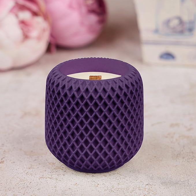 Scented Candles - Luxury Concrete Jar Candle for Home Scented, Soy Wax Candle - Relaxation Gift for Women, Premium Room Décor, Non-Toxic, Great Idea for Gifts and Special Occasions