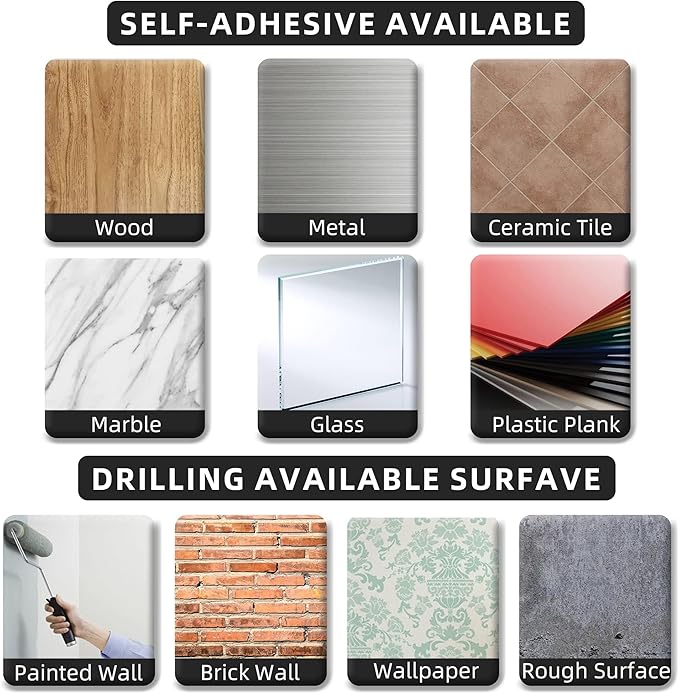 Paper Towel Holder - Self-Adhesive or Drilling, White, Upgraded Aluminum Kitchen Roll Dispenser Under Cabinet, Lighter but Stronger Than Stainless Steel!