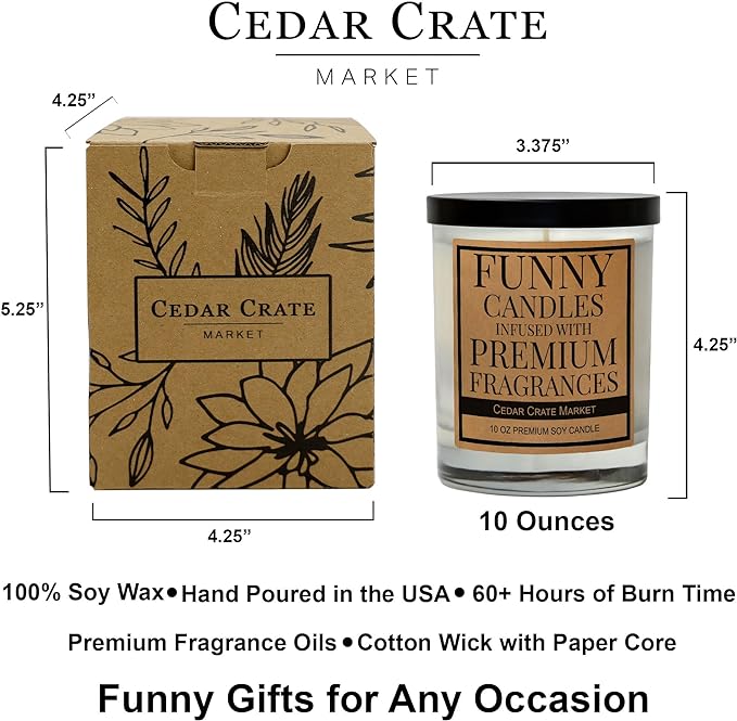50th Birthday Gifts for Her - Best Ideas, Buttercream Vanilla Scented, 100% Soy Candle for Women, Friends, Wife, Sister, Mom, Grandma, Handmade Aromatherapy Candles Decoration