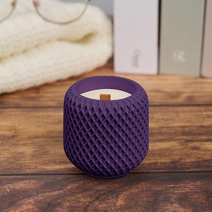 Scented Candles - Luxury Concrete Jar Candle for Home Scented, Soy Wax Candle - Relaxation Gift for Women, Premium Room Décor, Non-Toxic, Great Idea for Gifts and Special Occasions